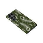 Feathers in Bloom Army Green Tough Case for Samsung Galaxy — Finnaij