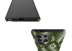 Feathers in Bloom Army Green Tough Case for Samsung Galaxy — Finnaij