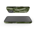 Feathers in Bloom Army Green Tough Case for iPhone — Finnaij