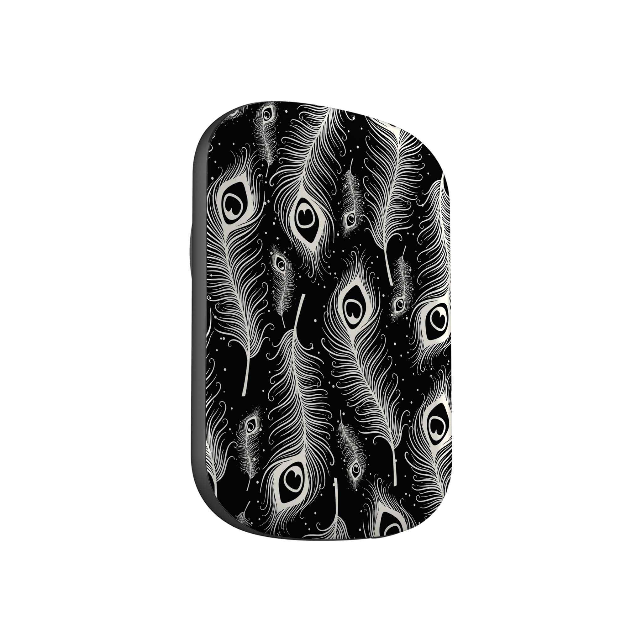 Feathers in Bloom Black MagSafe CHARGEPOD — Finnaij