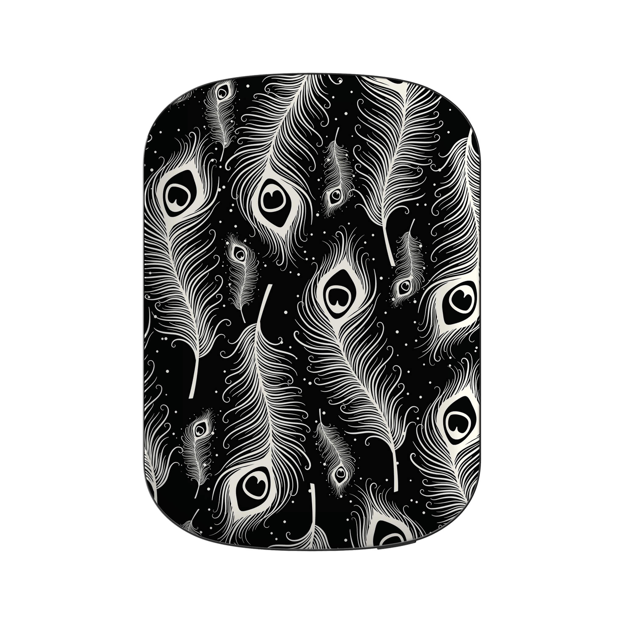 Feathers in Bloom Black MagSafe CHARGEPOD — Finnaij