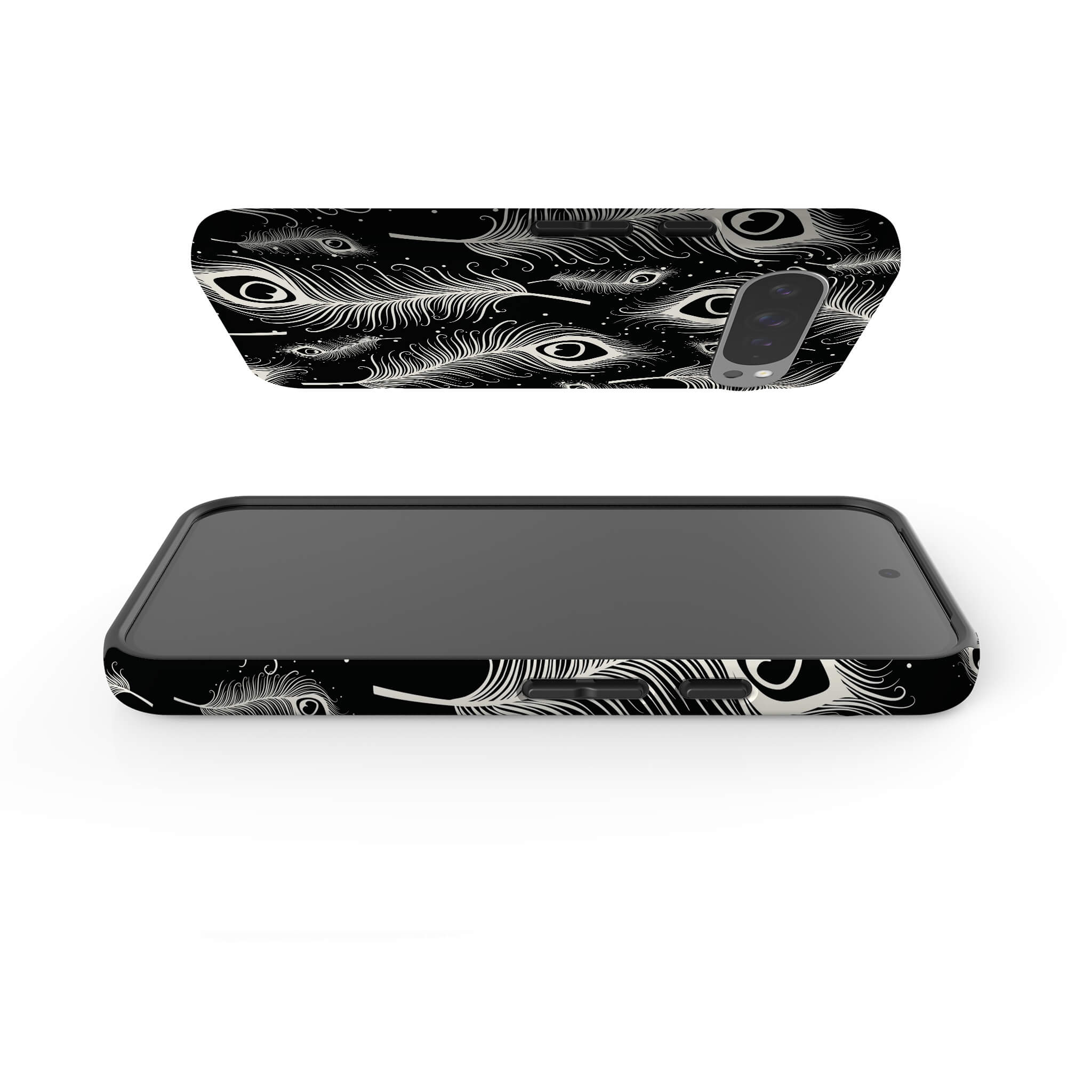 Feathers in Bloom Black Tough Case for Google Pixel — Finnaij