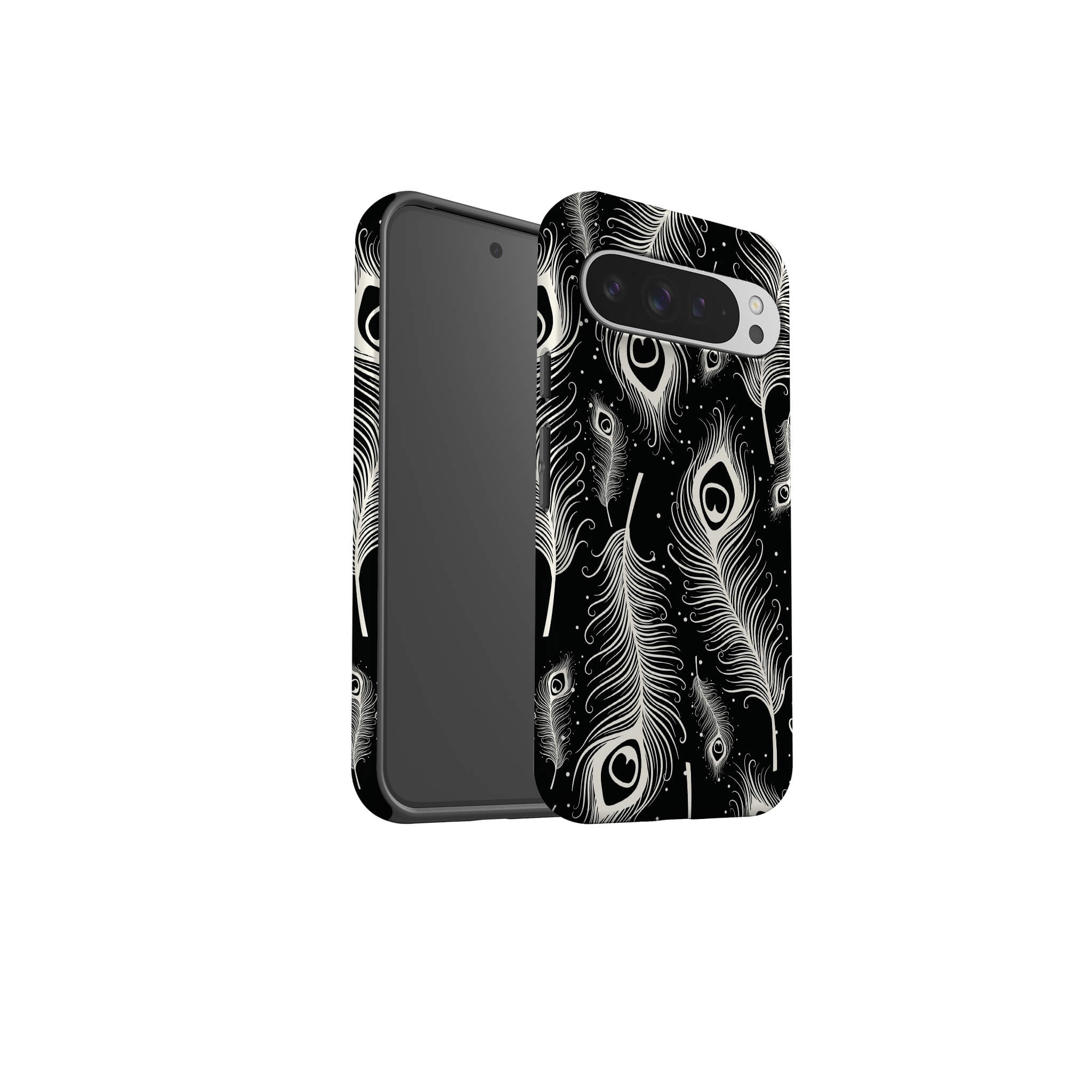 Feathers in Bloom Black Tough Case for Google Pixel — Finnaij