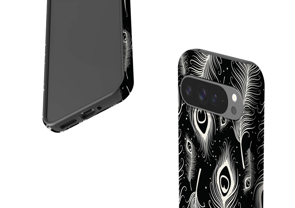 Feathers in Bloom Black Tough Case for Google Pixel — Finnaij