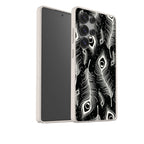 Feathers in Bloom Black Bio-degradable Case for Samsung Galaxy — Finnaij