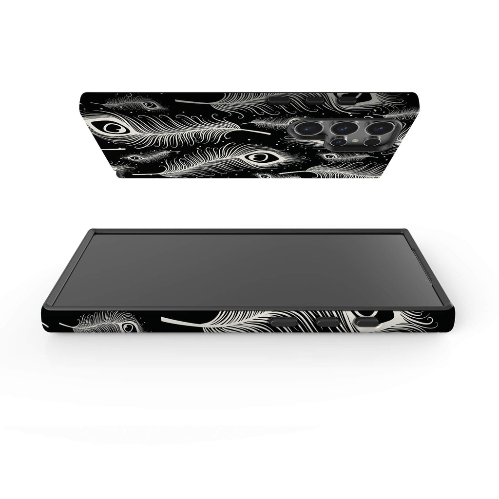 Feathers in Bloom Black Tough Case for Samsung Galaxy — Finnaij