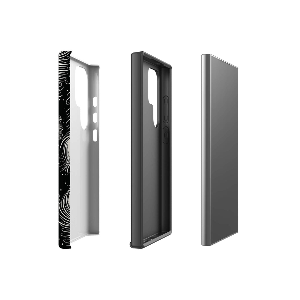 Feathers in Bloom Black Tough Case for Samsung Galaxy — Finnaij