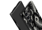 Feathers in Bloom Black Tough Case for Samsung Galaxy — View 3 — Finnaij