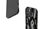 Feathers in Bloom Black Tough Case for iPhone — Finnaij