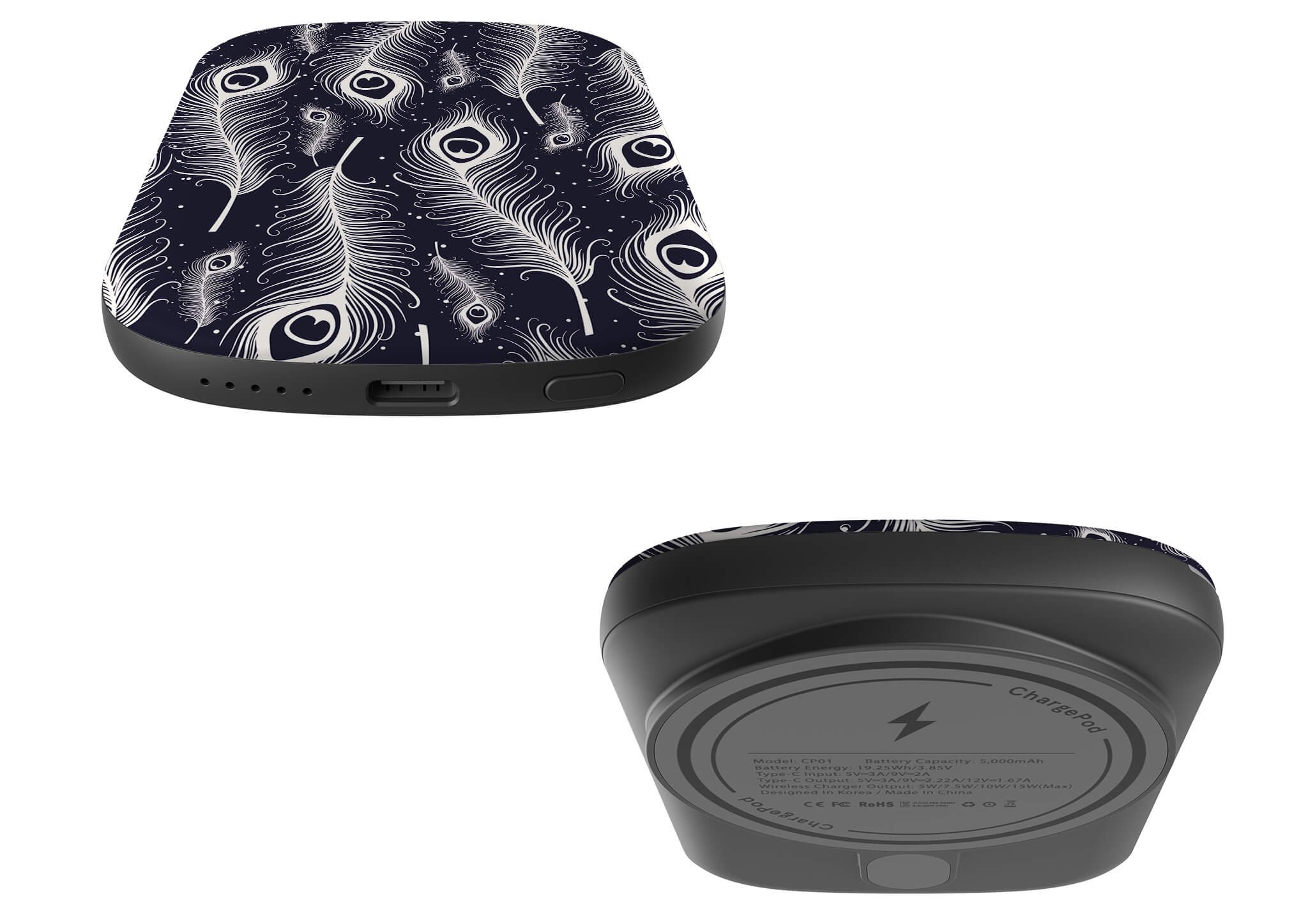 Feathers in Bloom MagSafe CHARGEPOD — Finnaij