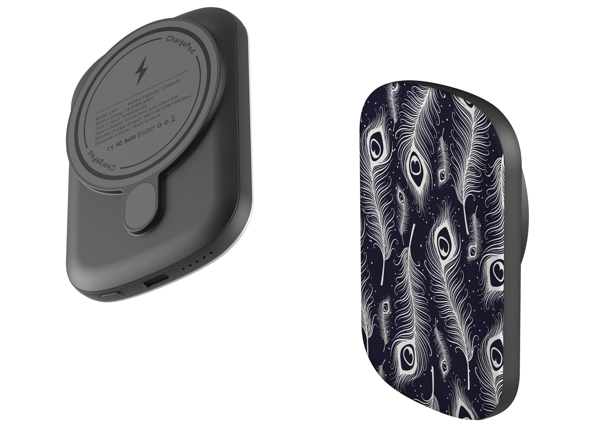 Feathers in Bloom MagSafe CHARGEPOD — Finnaij