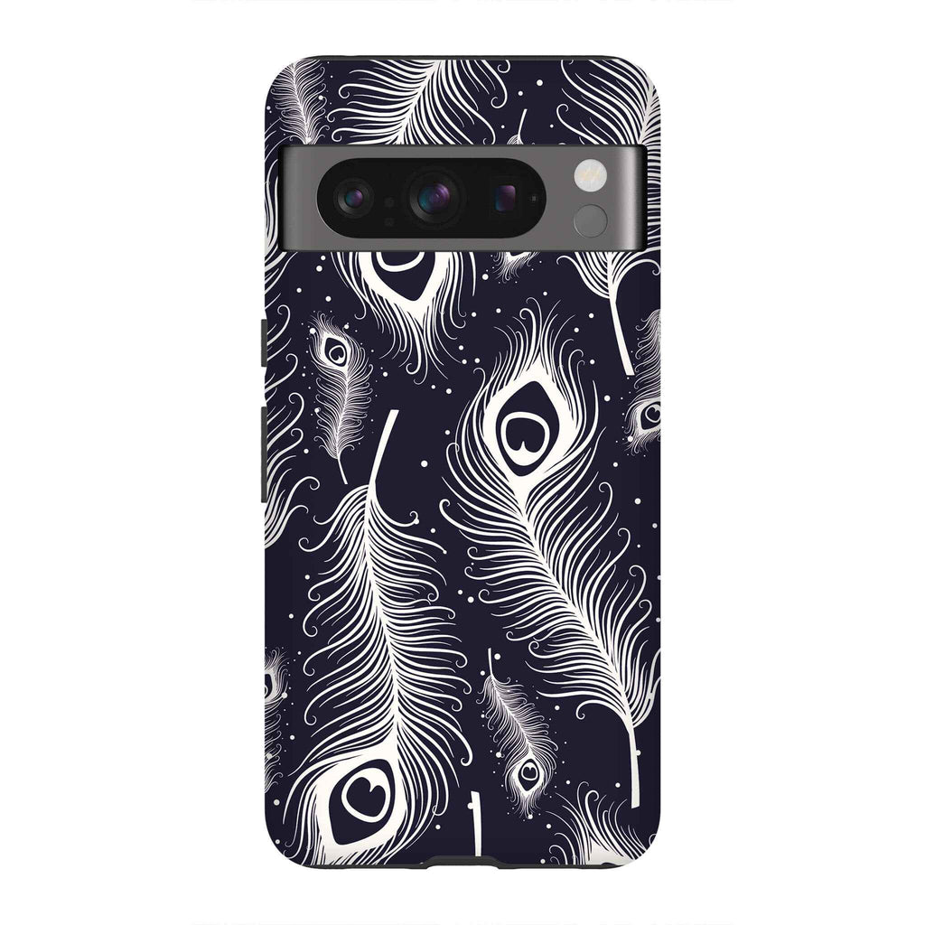 Feathers in Bloom Tough Case for Google Pixel — View 2 — Finnaij