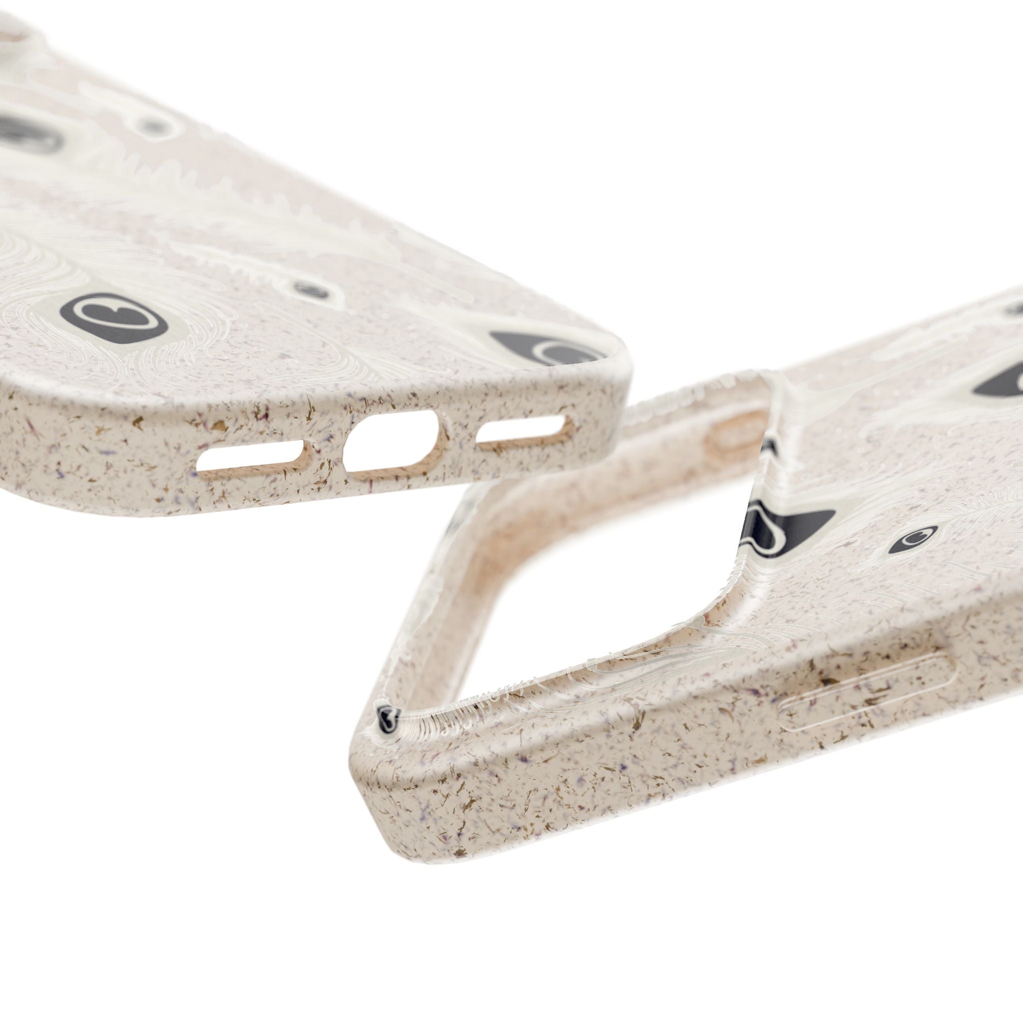 Feathers in Bloom Natural — iPhone Bio-degradable Case — Finnaij