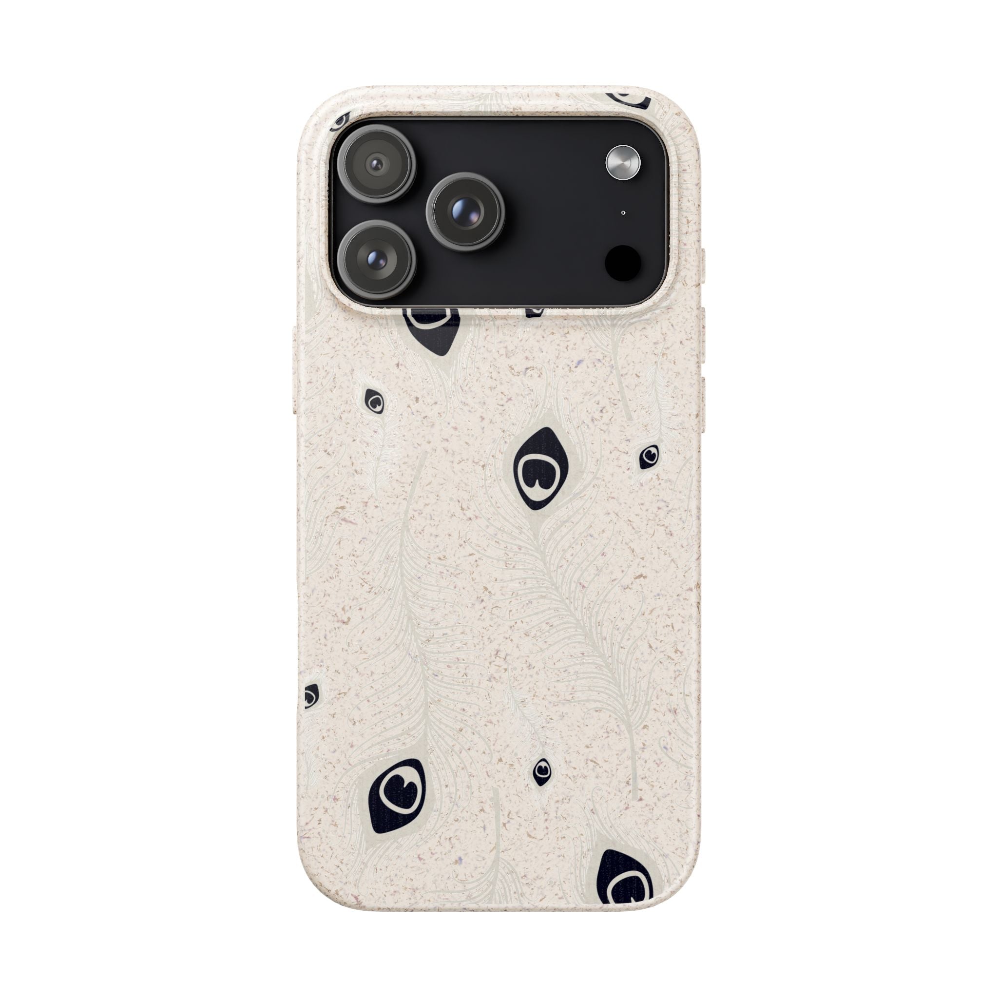 Feathers in Bloom Natural — iPhone Bio-degradable Case — Finnaij