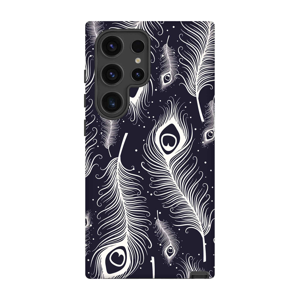 Feathers in Bloom Tough Case for Samsung Galaxy — View 3 — Finnaij
