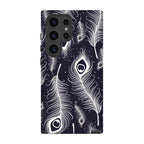 Feathers in Bloom Tough Case for Samsung Galaxy — View 3 — Finnaij