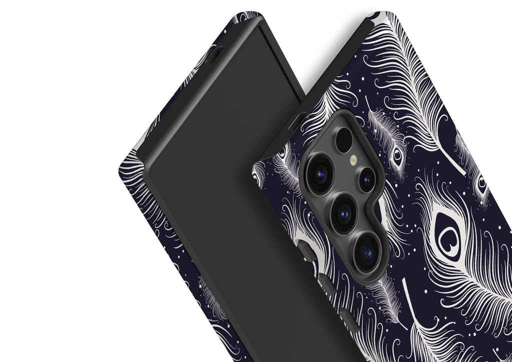 Feathers in Bloom Tough Case for Samsung Galaxy — View 2 — Finnaij