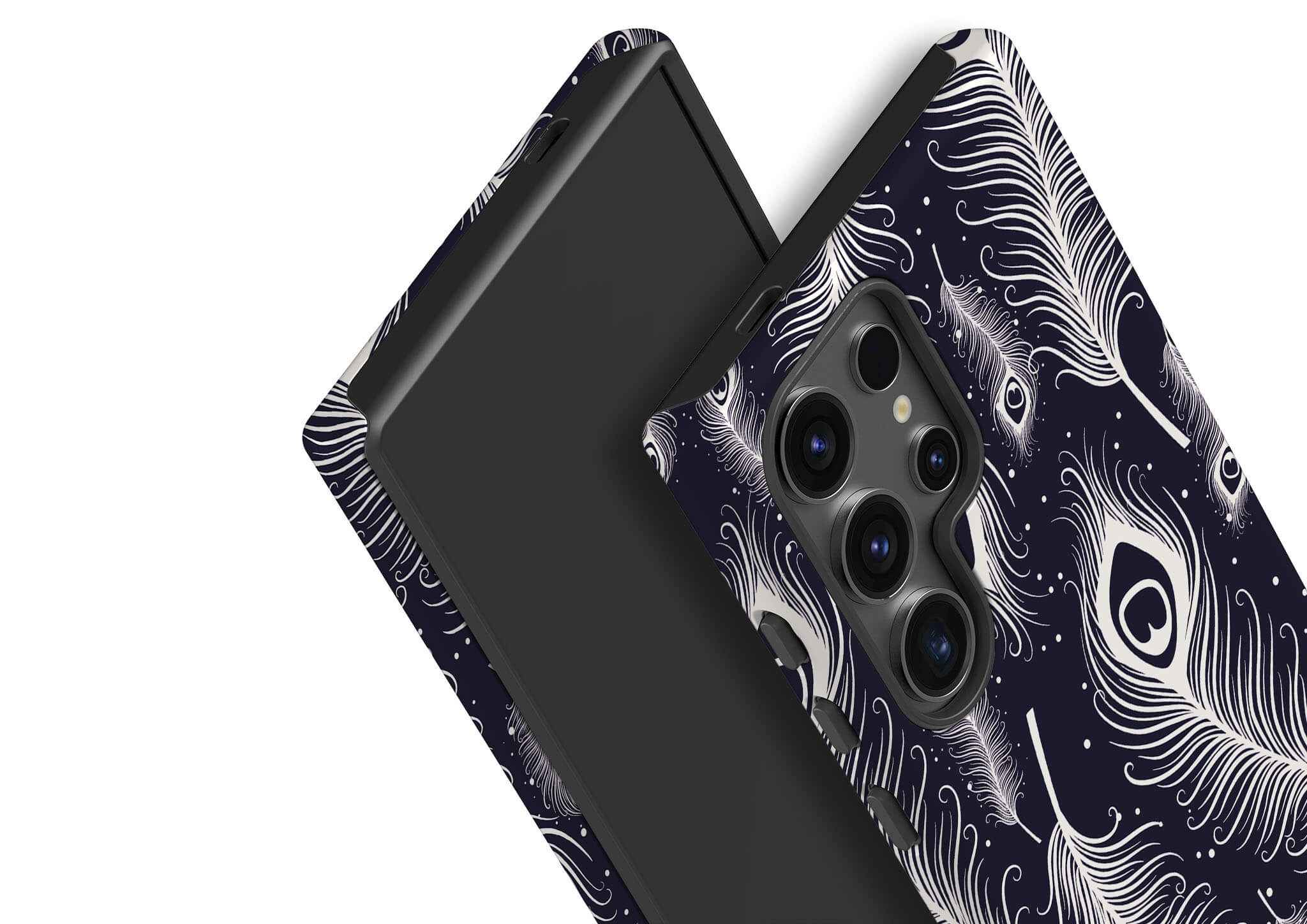 Feathers in Bloom Tough Case for Samsung Galaxy — View 2 — Finnaij