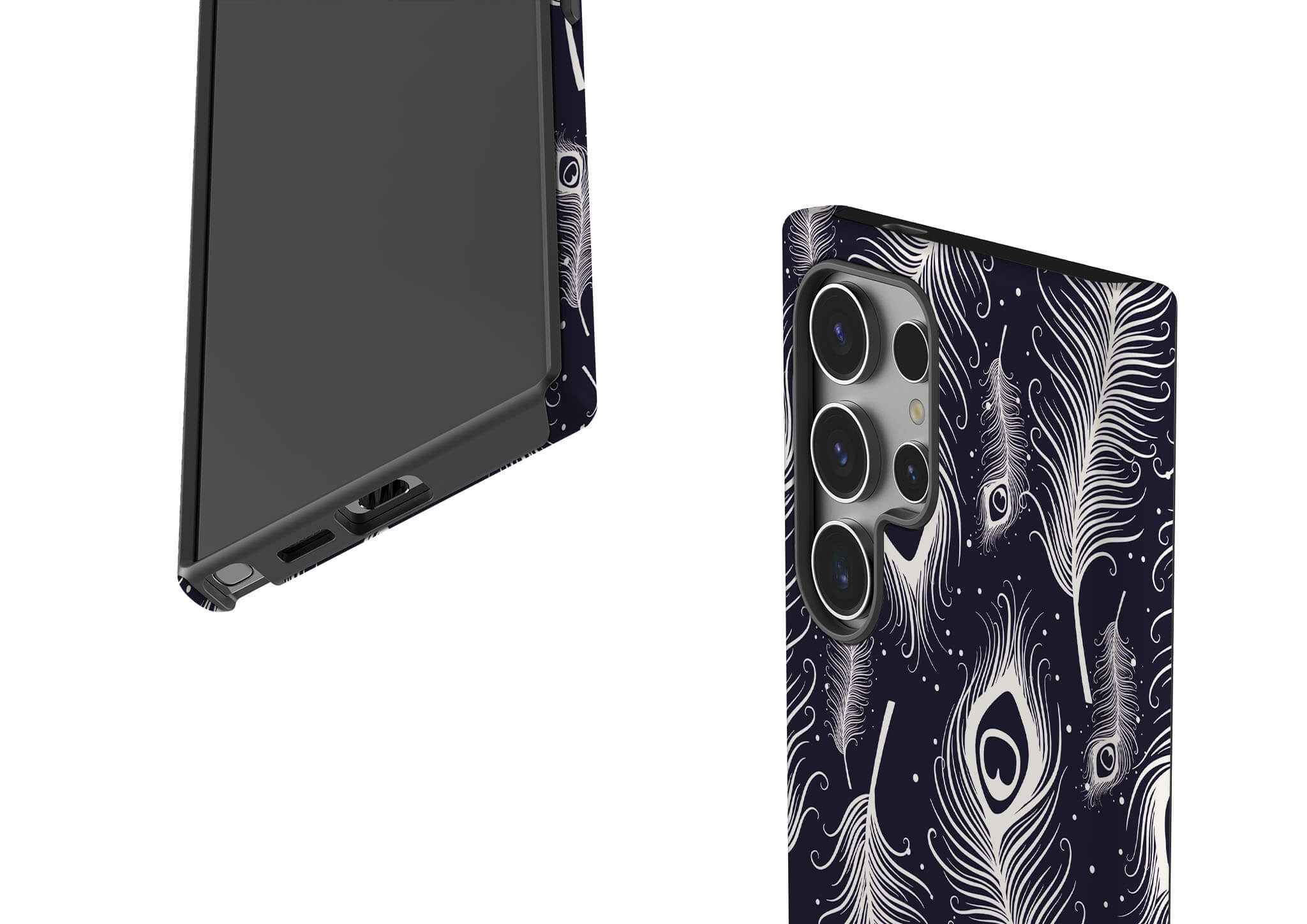 Feathers in Bloom Tough Case for Samsung Galaxy — View 8 — Finnaij