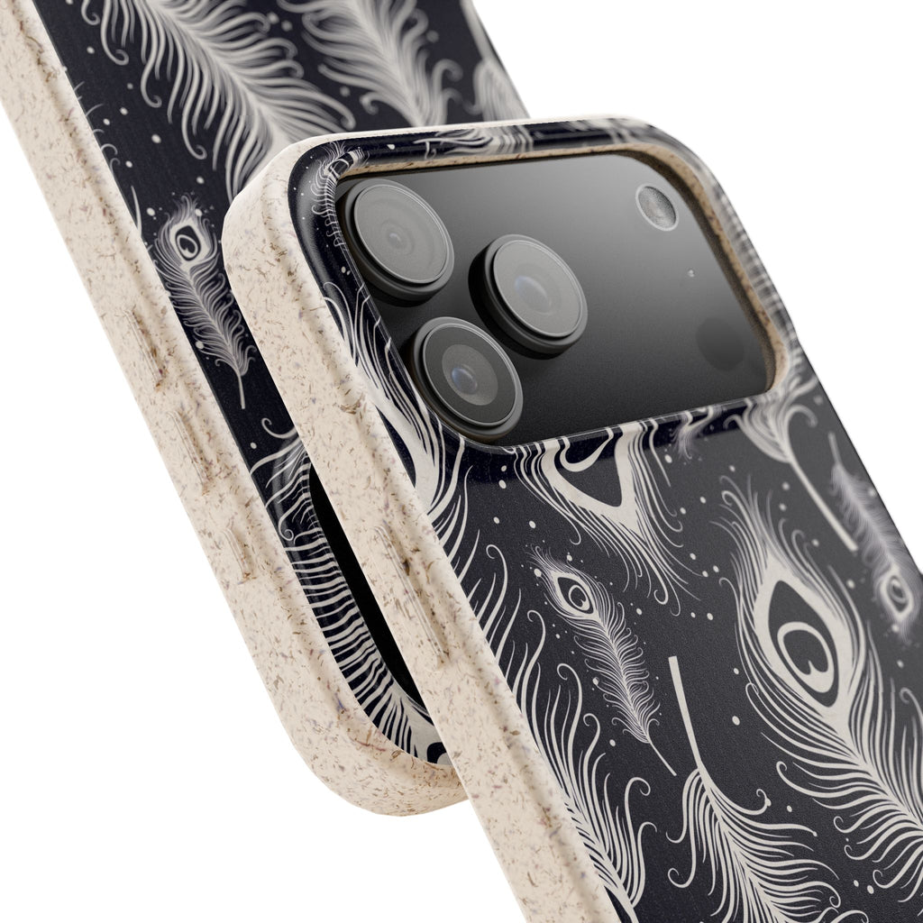 Feathers in Bloom — iPhone Bio-degradable Case — Finnaij