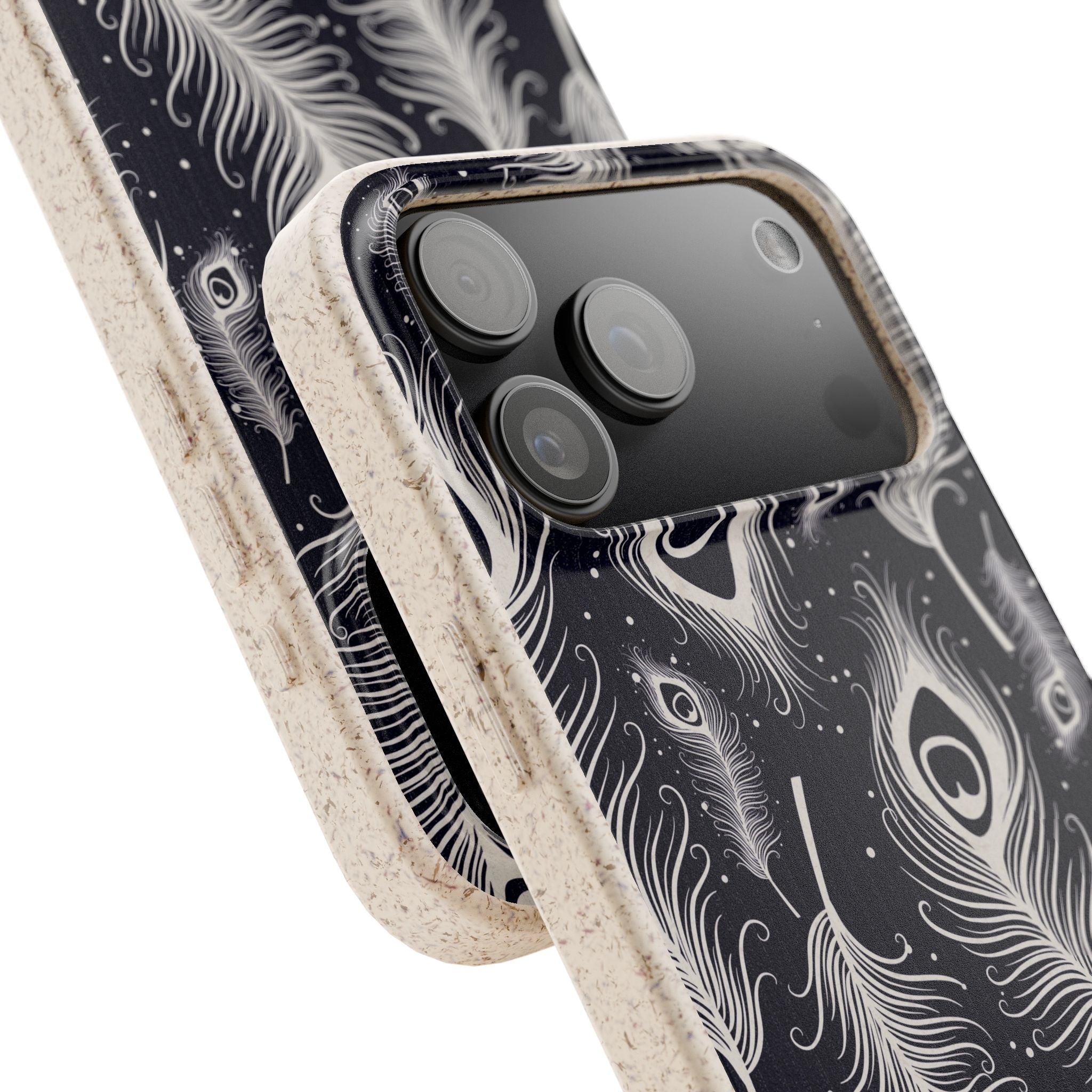Feathers in Bloom — iPhone Bio-degradable Case — Finnaij