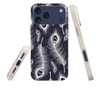 Feathers in Bloom — iPhone Bio-degradable Case — Three Quarter — Finnaij
