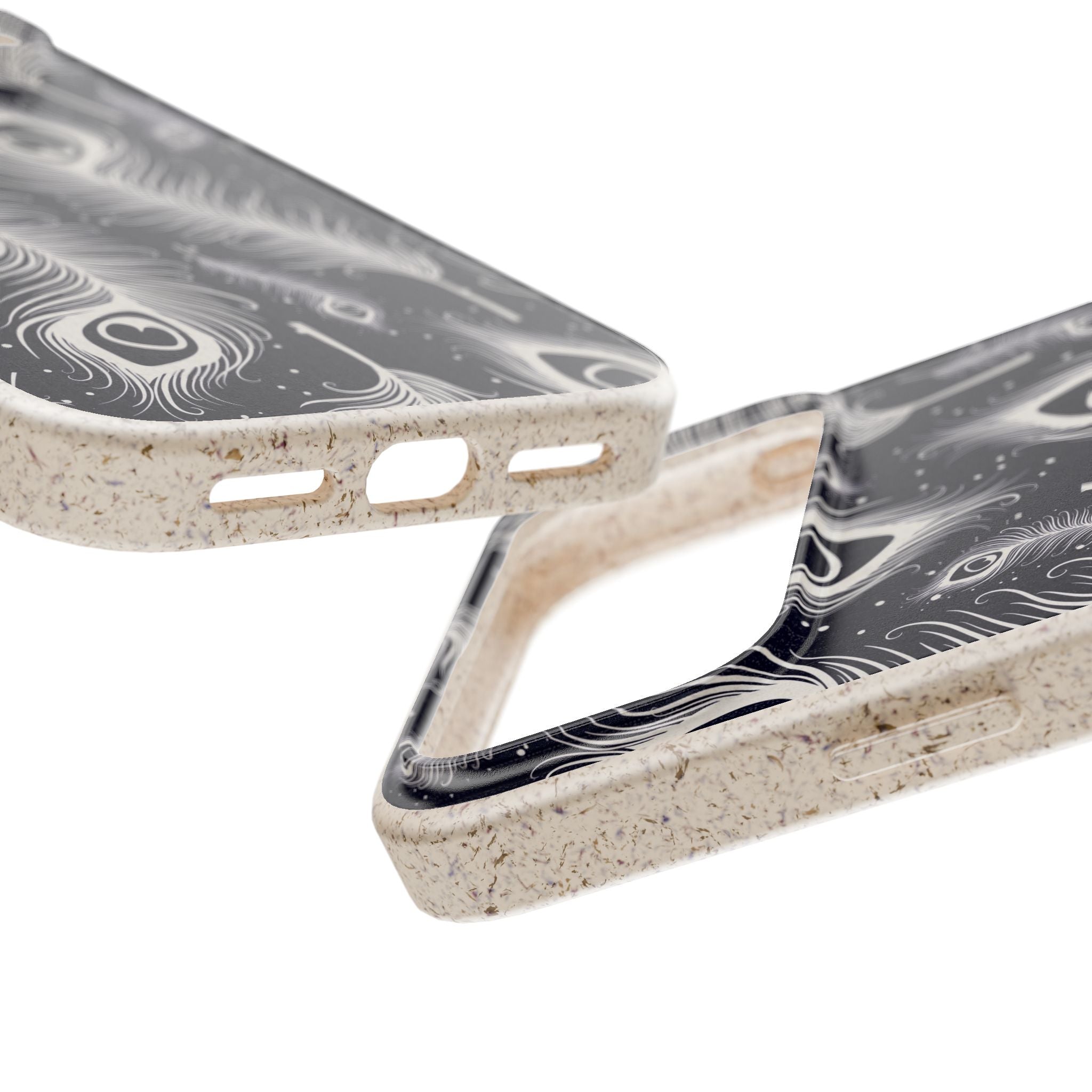 Feathers in Bloom — iPhone Bio-degradable Case — Finnaij