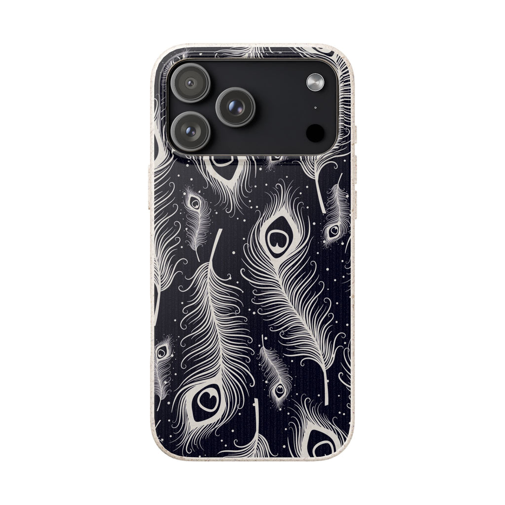 Feathers in Bloom — iPhone Bio-degradable Case — Finnaij