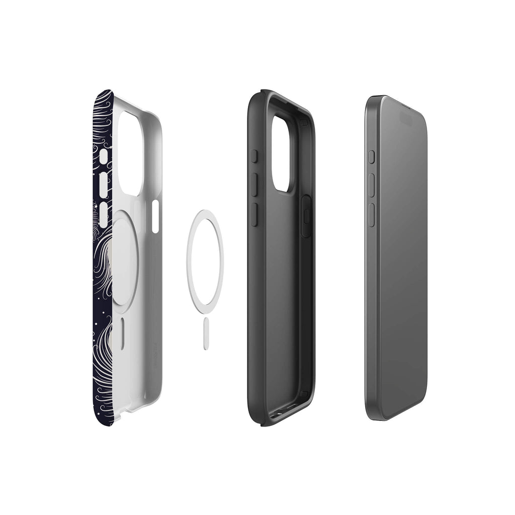 Feathers in Bloom — Magsafe Tough Case for iPhone — Finnaij