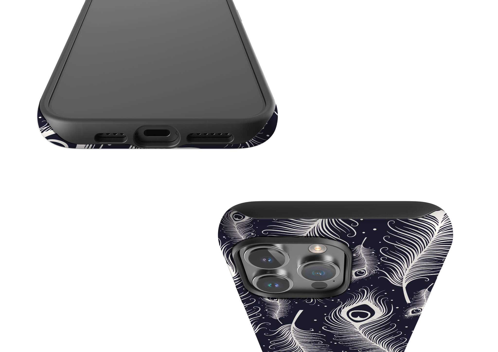 Feathers in Bloom — Magsafe Tough Case for iPhone — Finnaij