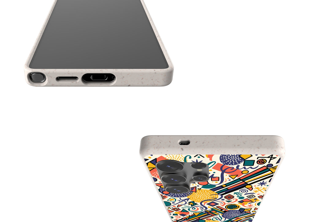Festival Confetti (Daylight) by Ada Okoye Bio-degradable Case for Samsung Galaxy — Finnaij