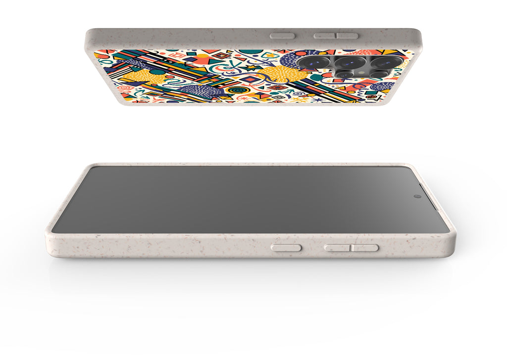 Festival Confetti (Daylight) by Ada Okoye Bio-degradable Case for Samsung Galaxy — Finnaij
