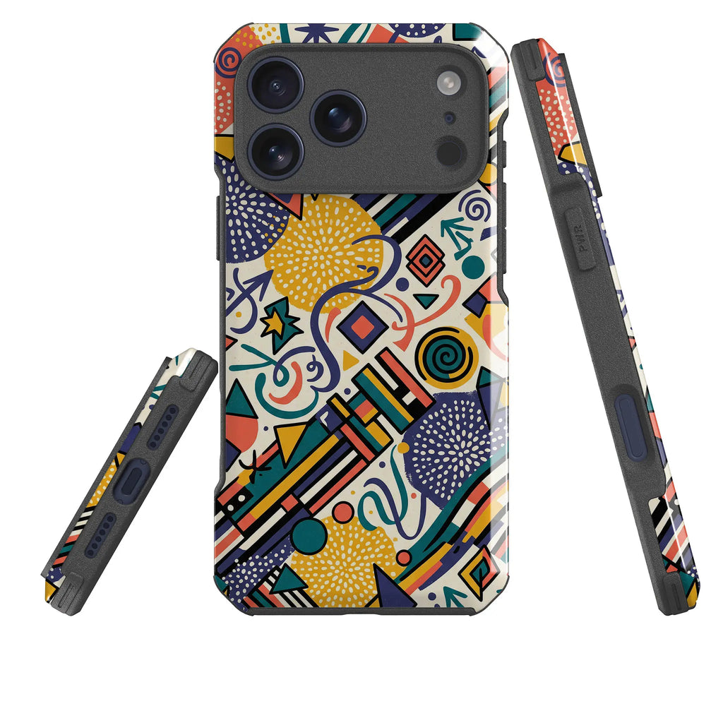 Festival Confetti (Daylight) by Ada Okoye — Impact Armour MagSafe Case for iPhone — Three Quarter — Finnaij