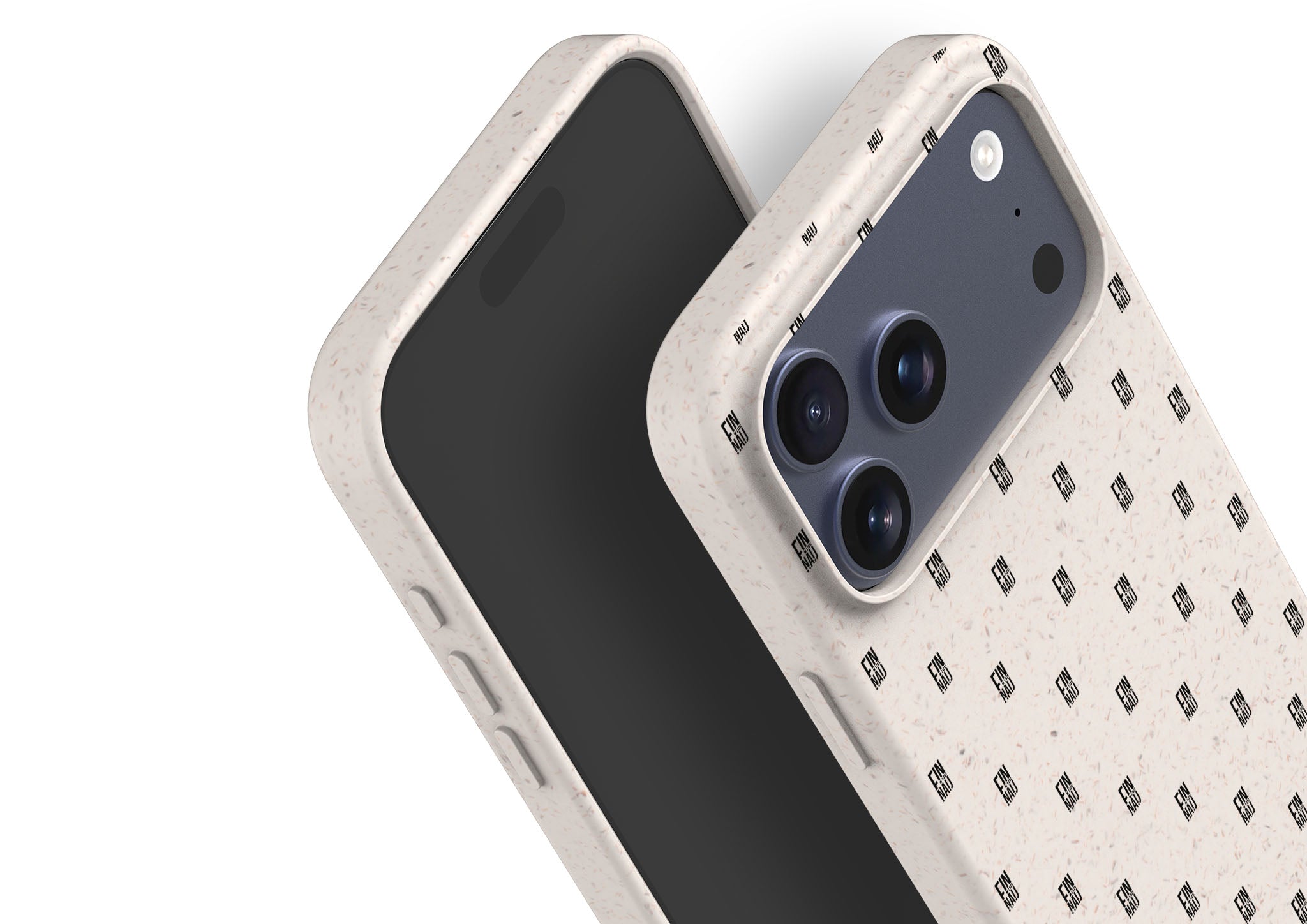 Monogram Natural — iPhone Bio-degradable Case — Finnaij