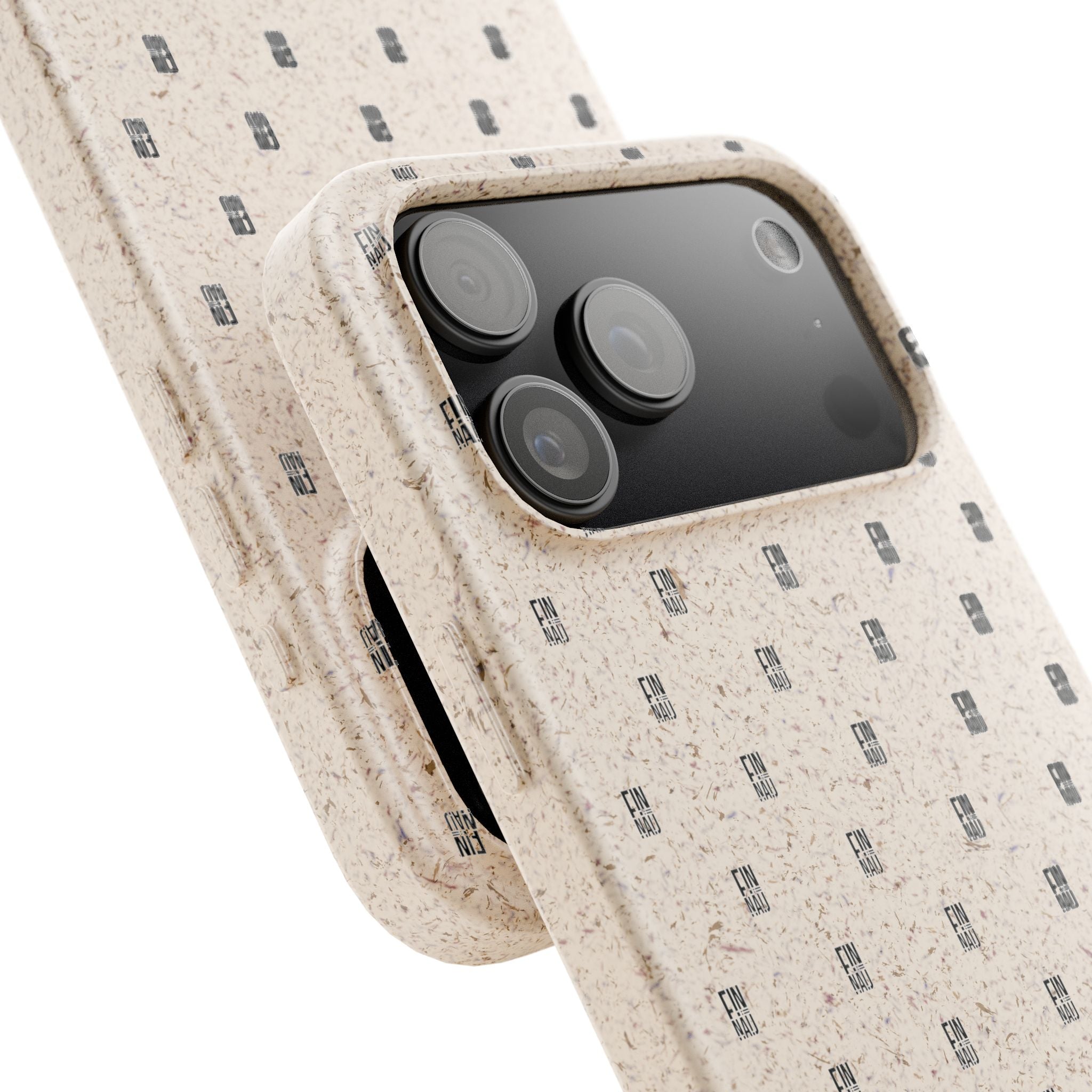 Monogram Natural — iPhone Bio-degradable Case — Finnaij