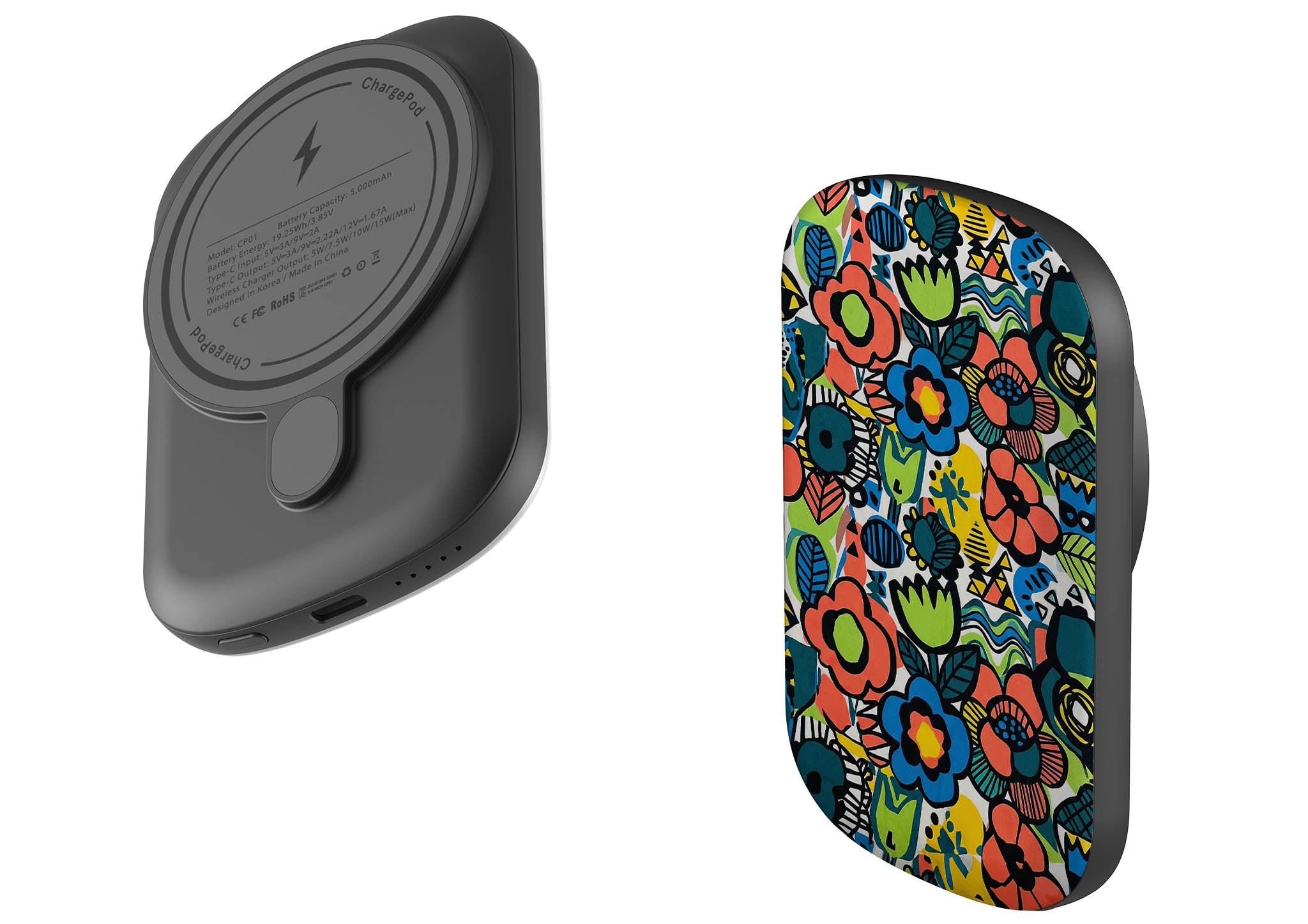 Floral Street Nordic by Salla Niemi — MagSafe CHARGEPOD — Finnaij