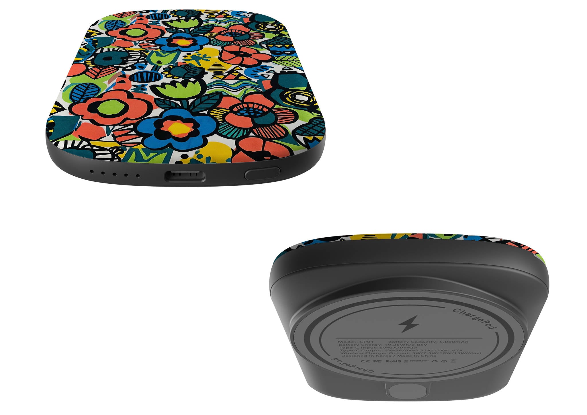 Floral Street Nordic by Salla Niemi — MagSafe CHARGEPOD — Finnaij
