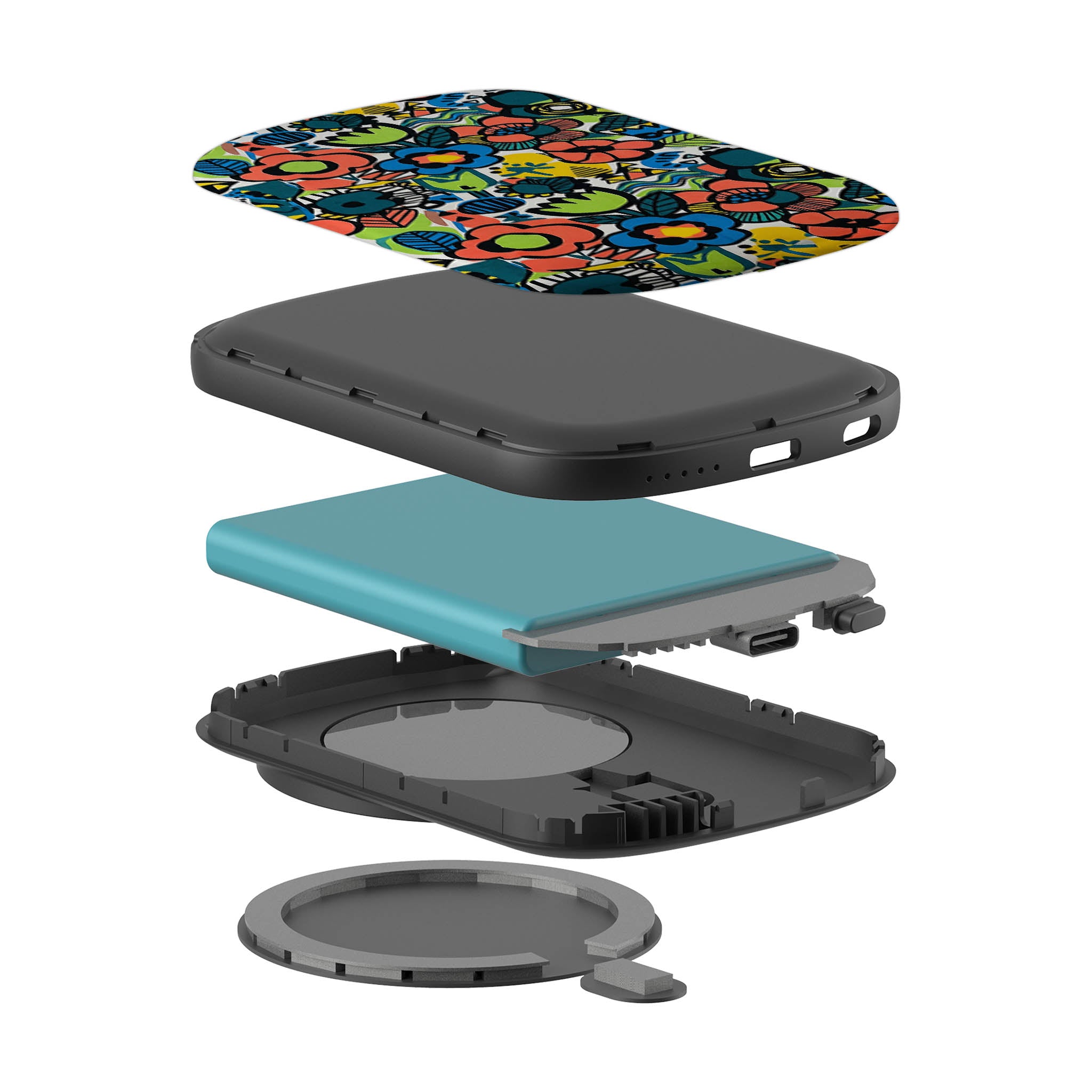 Floral Street Nordic by Salla Niemi — MagSafe CHARGEPOD — Finnaij