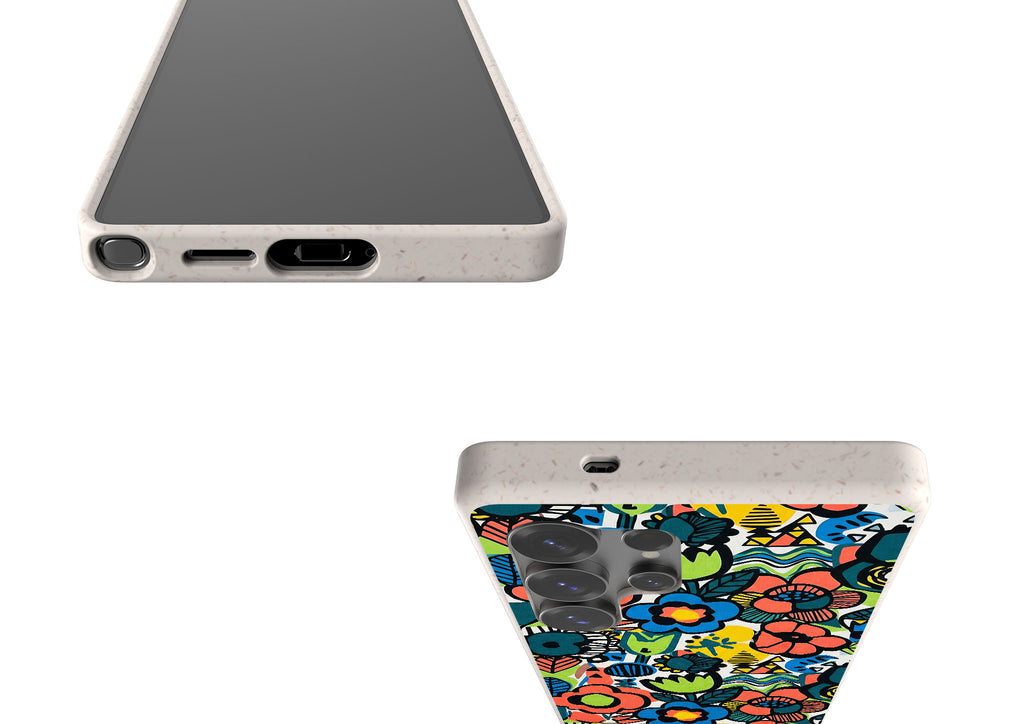 Floral Street Nordic by Salla Niemi Bio-degradable Case for Samsung Galaxy — Finnaij