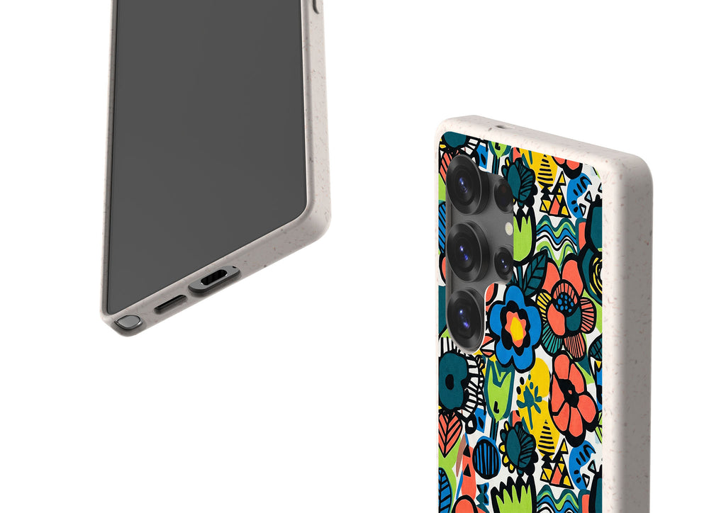 Floral Street Nordic by Salla Niemi Bio-degradable Case for Samsung Galaxy — Finnaij
