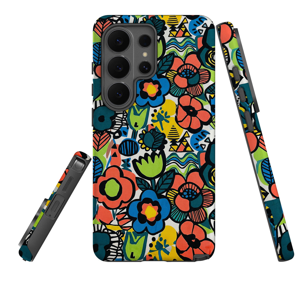 Floral Street Nordic by Salla Niemi Tough Case for Samsung Galaxy — Finnaij