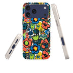 Floral Street Nordic by Salla Niemi — iPhone Bio-degradable Case — Three Quarter — Finnaij
