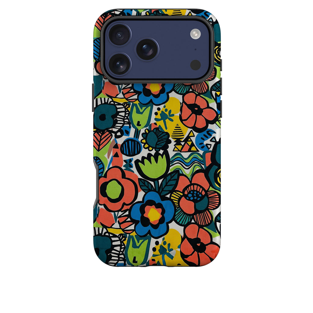 Floral Street Nordic by Salla Niemi Tough Case for iPhone — Finnaij