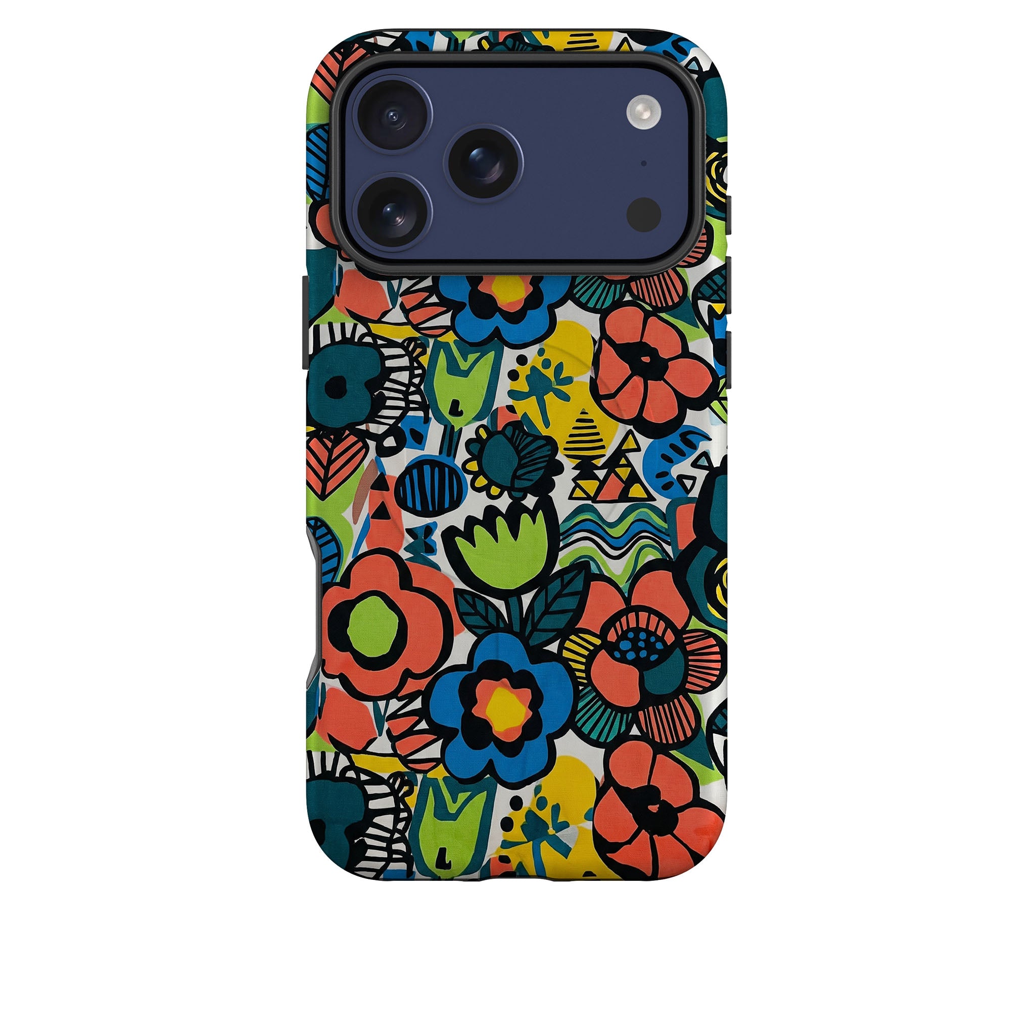 Floral Street Nordic by Salla Niemi — Magsafe Tough Case for iPhone — Finnaij