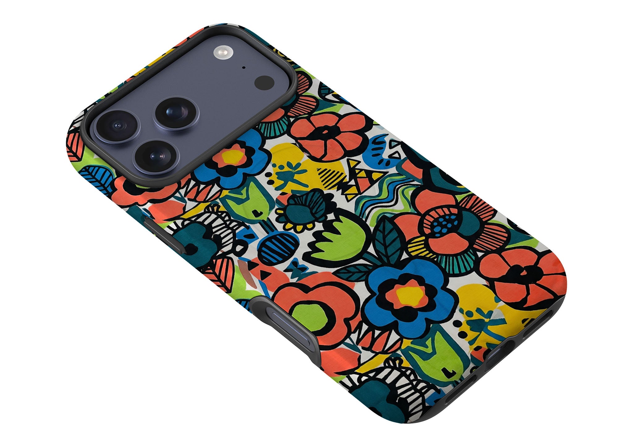 Floral Street Nordic by Salla Niemi — Magsafe Tough Case for iPhone — Finnaij