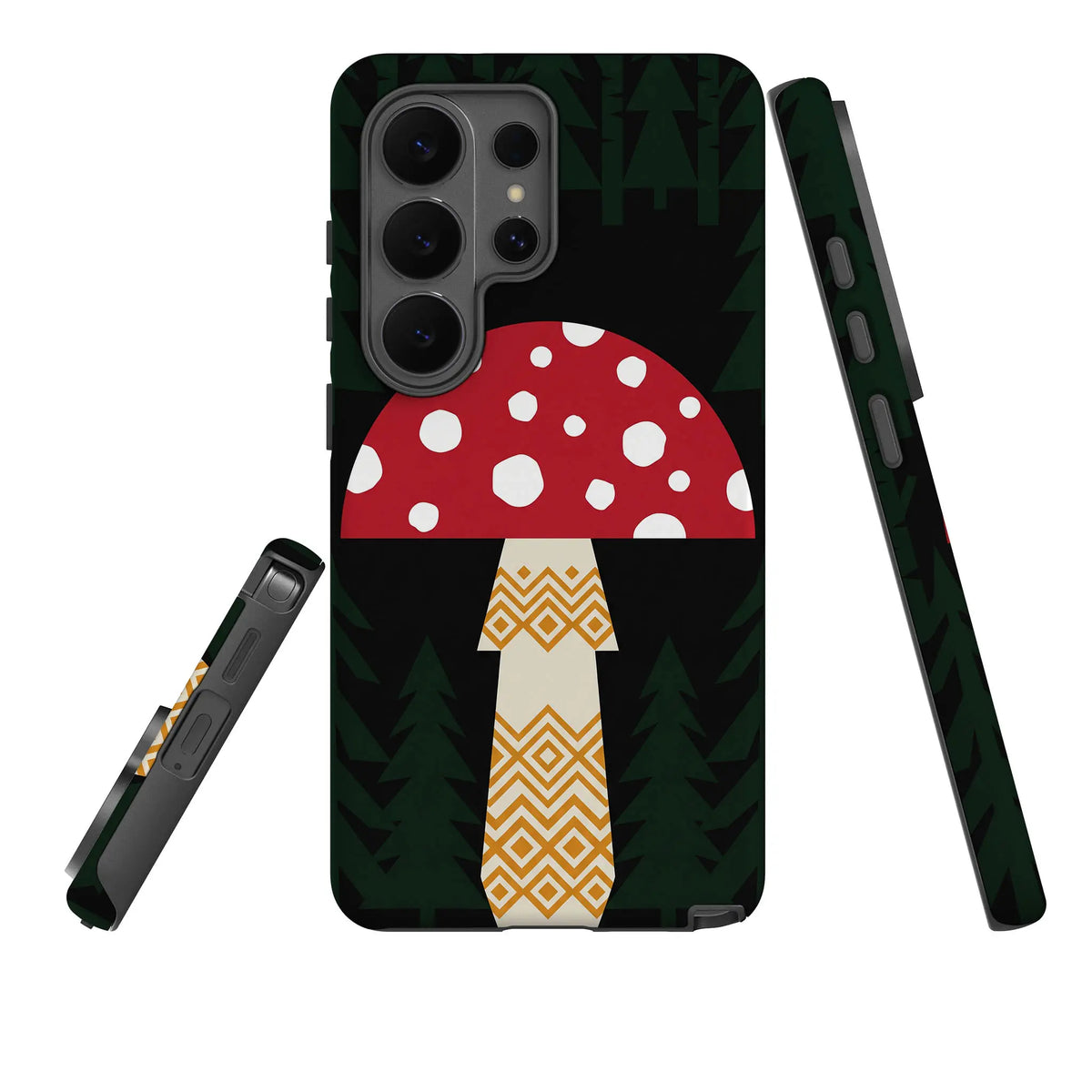 Fly Agaric — Tough Case for Samsung — Three Quarter — Finnaij