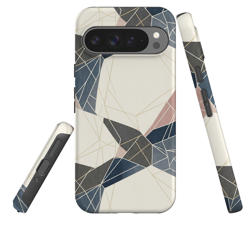 Frozen Lake Geometry by Elsi Vaarala Tough Case for Google Pixel — Finnaij