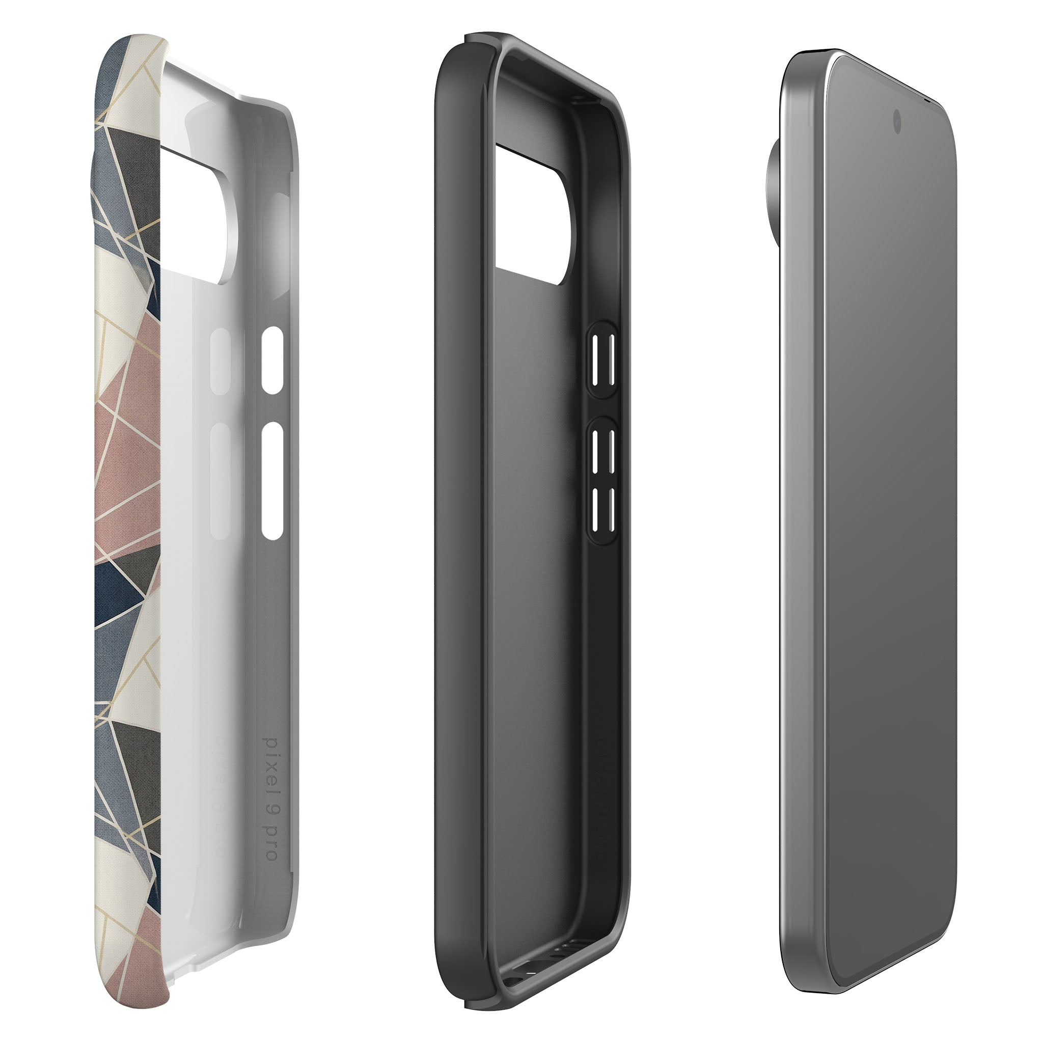 Frozen Lake Geometry by Elsi Vaarala Tough Case for Google Pixel — Finnaij
