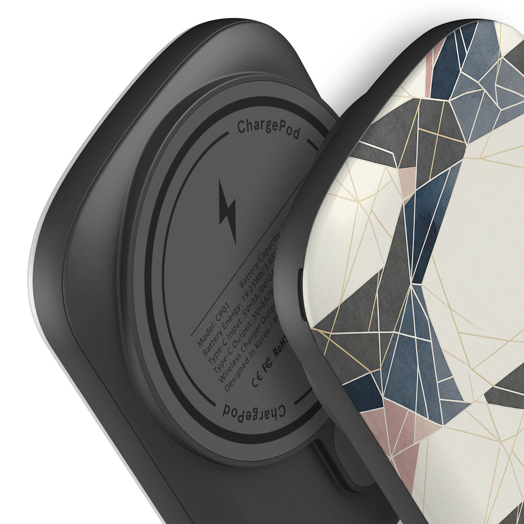 Frozen Lake Geometry by Elsi Vaarala — MagSafe CHARGEPOD — Finnaij
