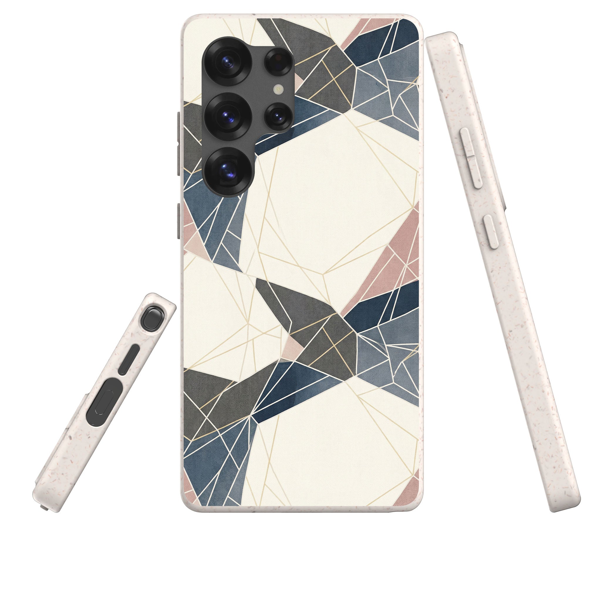 Frozen Lake Geometry by Elsi Vaarala Bio-degradable Case for Samsung Galaxy — Finnaij